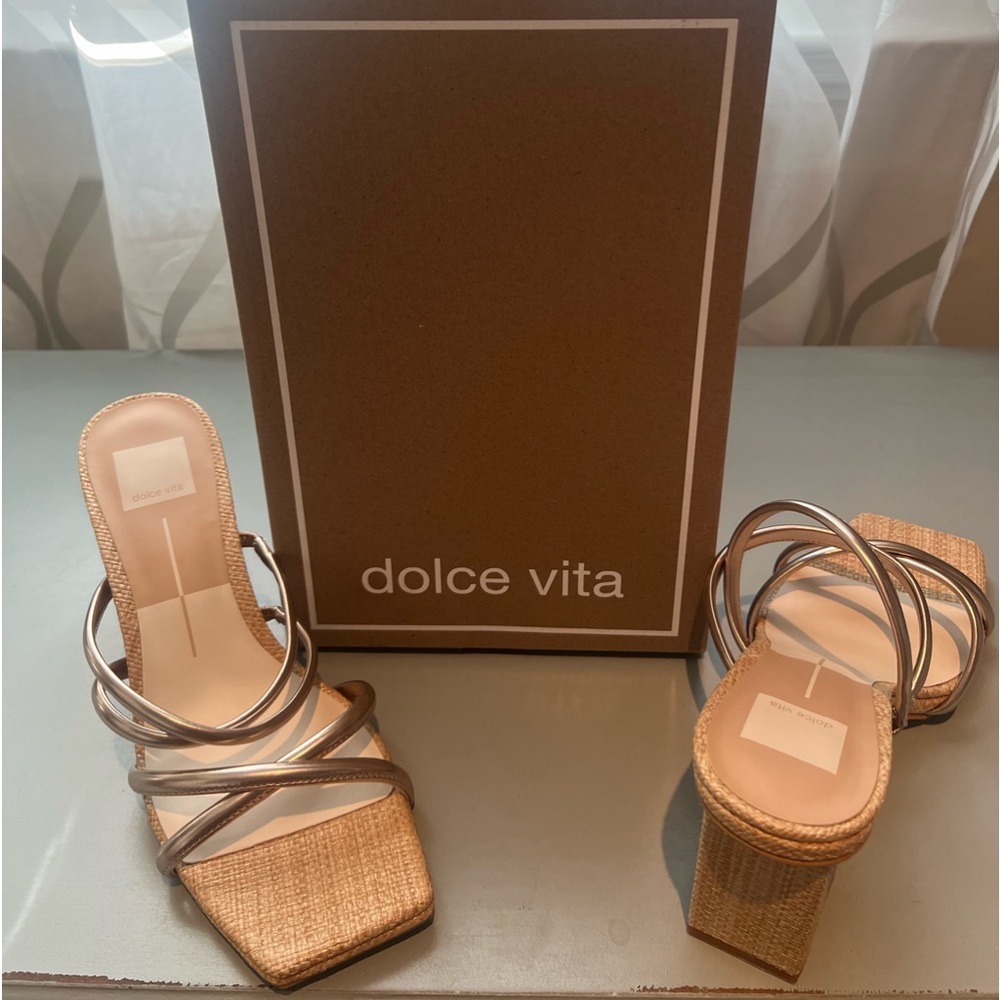 Dolce Vita  metallic color sandals